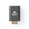NEDIS CCVTB34906GY mini HDMI - HDMI adapter, 4K@60Hz, aranyozott, alumínium ház CVTB34906GY small