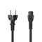 NEDIS CEGL10130BK20 notebook / laptop tápkábel IEC-320-C5, 3 x 0.75 mm, hossz 2m CEGL10130BK20 small