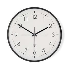 NEDIS CLWA6226BK rádióvezérelt óra, 30 cm átmérő,  műanyag, csendes szerkezet CLWA6226BK small