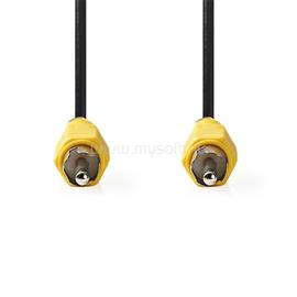 NEDIS composite videó kábel, RCA dugó - RCA dugó, hossz 2m, CVGL24100BK20 CVGL24100BK20 small