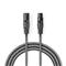 NEDIS COTH15012GY10 DMX adapter kábel, XLR 3 tűs dugó, XLR 3 tűs anya,  Nikkelezett, 1,00 m,  kerek, PVC, Sötétszürke COTH15012GY10 small