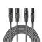 NEDIS COTH15030GY50 félprofi XLR audió kábel, 2 x XLR 3p dugó - 2 x XLR 3p aljzat, 5m, rugalmas COTH15030GY50 small