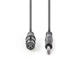 NEDIS COTH15110GY15 félprofi audio kábel, 6.35mm sztereo jack - 3p XLR aljzat, 1,5m COTH15110GY15 small