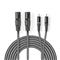 NEDIS COTH15210GY15 félprofi XLR audió kábel, 2x XLR 3 tűs dugó - 2x RCA dugó, 1,5m COTH15210GY15 small