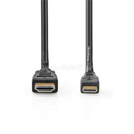 NEDIS CVGL34500BK15 mini HDMI - HDMI kábel, 4K@30Hz, 10,2 Gbps, 1,5m CVGL34500BK15 small
