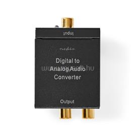 NEDIS ACON2510BK digitális audió konverter, 1 irányú Csatl. bemen.: 1x digitális RCA / 1x TosLink Csatl. kim.:1x (2x RCA ACON2510BK small