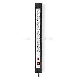 NEDIS ESC103SPF1PRO 10 aljzatos elosztó túlfeszűltségvédelemmel, H05VV-F 3G1.5mm2 , 3680 W, 16A, hossz 3m ESC103SPF1PRO small