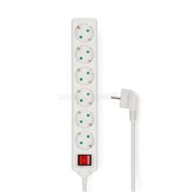 NEDIS ESOC630F2WT 6 aljzatos kapcsolós (6-os) elosztó, 3 m, 3680 W, 16 A ESOC630F2WT small