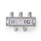 NEDIS F elosztó 1-be - 4-ki, 5 - 2400 MHz | 6,5 dB, SSPL410ME SSPL410ME small