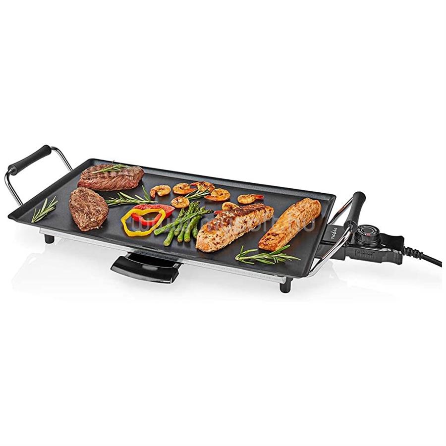 NEDIS FCTE110EBK50 asztali grillsütő, 5 hőmérséklet fokozat