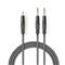 NEDIS félprofi audió kábel COTH23200GY15, 3,5mm szteró jack dugó - 2 x 6,35mm monó jack dugó, hossz 1.5m, rugalmas COTH23200GY15 small