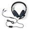 NEDIS GCK51110BKUS gamer 5 az 1-ben készlet, Angol Billentyűzet, Headset, Egér, Egérpad és adapter kábel, QWERTY GCK51110BKUS small