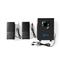 NEDIS GSPR10021BK aktív gamer hangszóró 2.1, USB tápellátás, 3,5 mm jack, 30 W, Hangerőszabályozó GSPR10021BK small