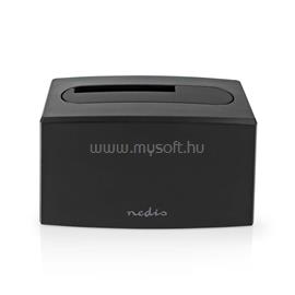 NEDIS HDDUSB3210BK merevlemez dokkoló állomás, USB 3.2 Gen1, USB Type-A, 1 lemez,  2,5 / 3,5", USB 3.2 Gen1 HDDUSB3210BK small