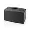 NEDIS HDDUSB3210BK merevlemez dokkoló állomás, USB 3.2 Gen1, USB Type-A, 1 lemez,  2,5 / 3,5