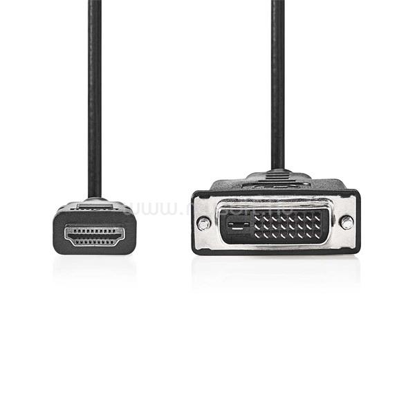 NEDIS HDMI - DVI-D 24+1p kábel, 1080p, hossz 2m, CCGL34800BK20