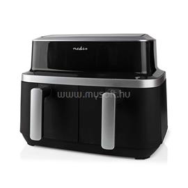 NEDIS KAAF320BK 2x 4,2 literes forrólevegős sütő (fekete) KAAF320BK small