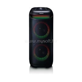 NEDIS Lenco PA-210BK Bluetooth 5.3 bulihangszóró beépített világítással , TWS, 100W erősítővel, 2x mikrofon bemenet PA-210BK small