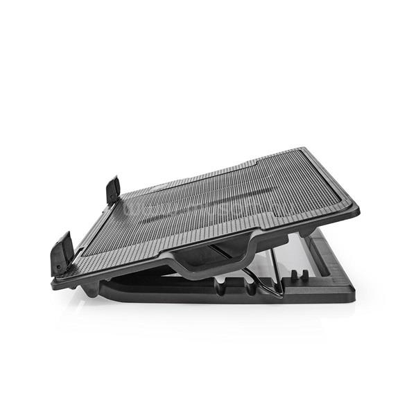 NEDIS NBCR200BK notebook hűtő, 18", 2 X 140mm ventilátor, LED, 1200 rpm