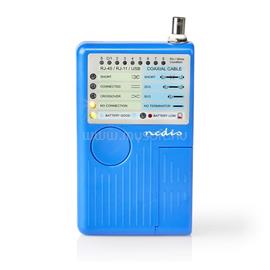 NEDIS NWCTM100BU LAN kábel teszter RJ45, RJ11, BNC és USB AB NWCTM100BU small