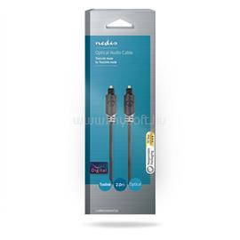 NEDIS optikai audió kábel, TosLink férfi 2,00 m Kerek PVC Antracit Doboz CABW25000AT20 CABW25000AT20 small