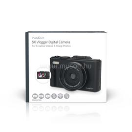 NEDIS PCAM2530BK vlogger digitális fényképezőgép / kamera, kihajtható képernyő, 75 MPixel, 5K@15fps, 16 MPixeles CMOS PCAM2570BK small
