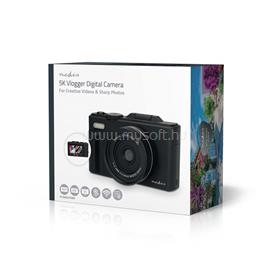 NEDIS PCAM2530BK vlogger digitális fényképezőgép / kamera, kihajtható képernyő, 75 MPixel, 5K@15fps, 16 MPixeles CMOS PCAM2570BK small