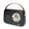 NEDIS RDFM2600BK retró FM rádió, BluetoothR 5.4, AUX bemenet, USB port, 1500 mAh-s lítium-ion akkumulátor RDFM2600BK small