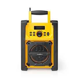 NEDIS RDFM3100YW munka rádió, FM, bluetooth, rezgéscsillapítás, 15W, 20 FM állomás, 3,5 mm audióbemenet RDFM3100YW small
