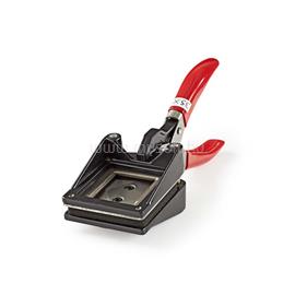 NEDIS SHRE110BKA4 igazolványkép vágó, vágási méret 35 x 45 mm, súly: 510 gramm (fekete-piros) SHRE110BKA4 small