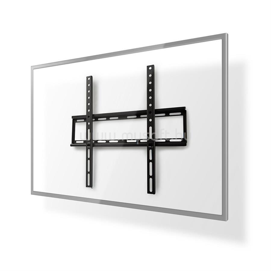 NEDIS TVWM1031BK fali tartó 23 - 55 "  Max. támogatott képernyősúly: 35 kg  Min. faltávolság: 23 mm  Acél (fekete)