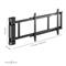 NEDIS TVWM5860BK LCD TV / monitot motoros fali tartó konzol, 32-75