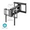 NEDIS TVWM5880BK LCD TV / monitor motoros fali tartó konzol, 32-75