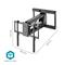 NEDIS TVWM5880BK LCD TV / monitor motoros fali tartó konzol, 32-75