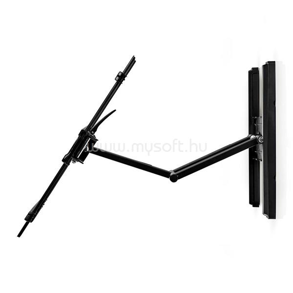 NEDIS TVWM6550BK 37"- 80" LCD TV / monitor fali tartókonzol, maximum 50 kg, forgatható / dönthető, 3 forgáspont