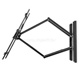 NEDIS TVWM6551BK 37"- 80" LCD TV / monitor fali tartókonzol, maximum 70 kg, forgatható / dönthető, 6 forgáspont TVWM6551BK small