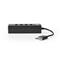 NEDIS UHUBU2420BK 4 portos USB2.0 HUB UHUBU2420BK small
