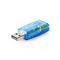 NEDIS USCR10051BU USB hangkártya, 3,5mm mikrofon és fejhallgató csatlakozás USCR10051BU small