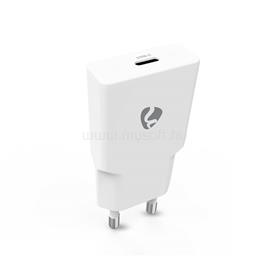 NEDIS WCHAC20WT fali USB töltő, 20 W, GaN, PD3.0, 1,67 / 2,22 / 3,0 A, USB-C, automatikus feszültségválasztás WCHAC20WT small