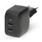 NEDIS WGCHA45WBK töltő 45 W | GaN | PD3.0, Gyorstöltési funkció, 2,25 / 3,0 A, 2x USB-C, Automatikus feszültségválasztás WGCHA45WBK small