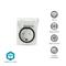NEDIS WIFIPO130FWT kültéri okos konnektor, Wi-Fi, IP44, fogyasztás mérő, 3680 W, földelt érintkező, AndroidT / IOS WIFIPO130FWT small
