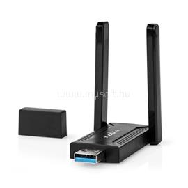 NEDIS WSNWA1210BK Wireless Adapter AC1200, 2.4/5 GHz (Dual Band), USB3.0, Wi-Fi 1200 Mbps, Windows 10/11 WSNWA1210BK small