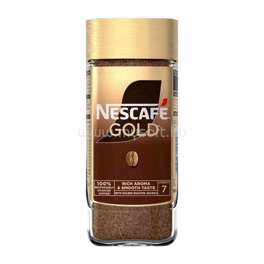 NESCAFE Kávé instant, 100g, üveges, Gold