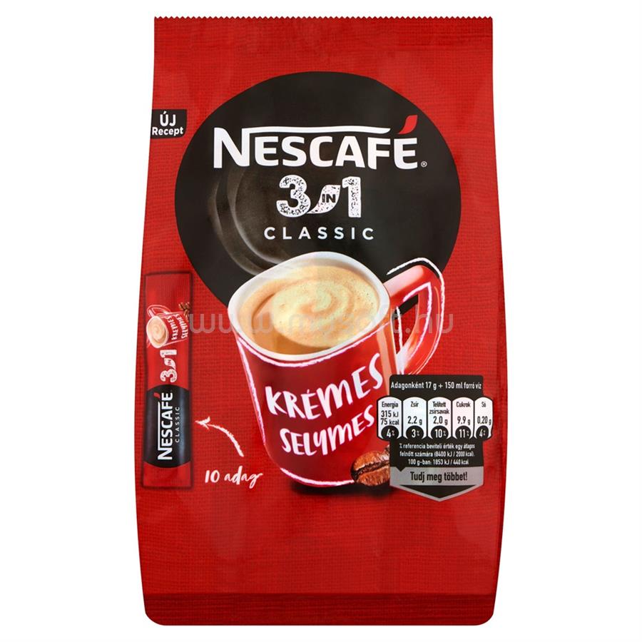 NESCAFE Kávé instant 3in1 Classic 10x17g Nescafé