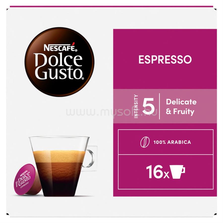 NESCAFE Kávékapszula, Dolce Gusto Espresso 16db kapszula