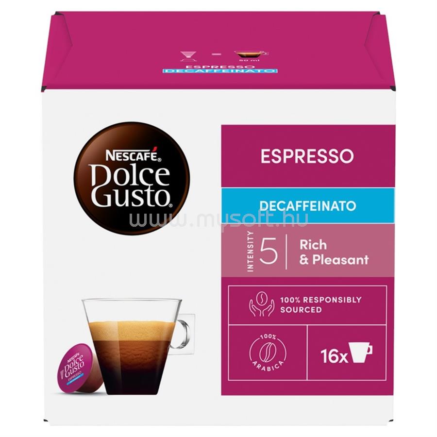 NESCAFE Kávékapszula, Dolce Gusto Espresso koffeinmentes 16db kapszula