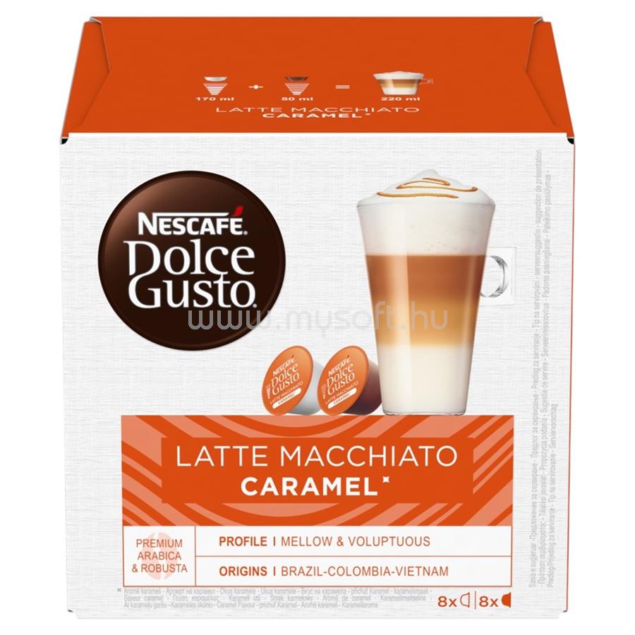 NESCAFE Kávékapszula, Dolce Gusto Espresso Latte Macchiato, karamellás 8x2db kapszula