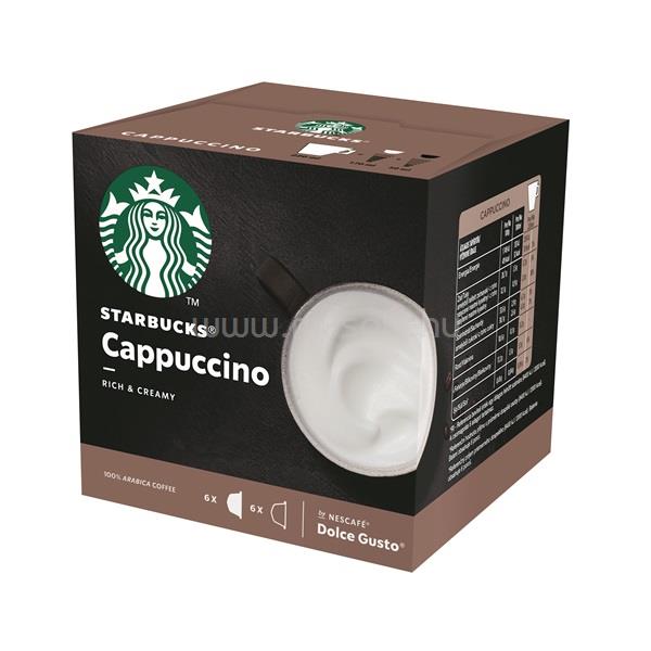 NESTLÉ Nescafé Starbucks Dolce Gusto Cappucino 6 adag kávékapszula 12 db