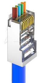 NESTRON Árnyékolt RJ45 csatlakozó; Cat6; átfűzhető; fali és patch kábelekhez; 10 db/csomag NPN-RJ45-1C6PTSF-PC10 small