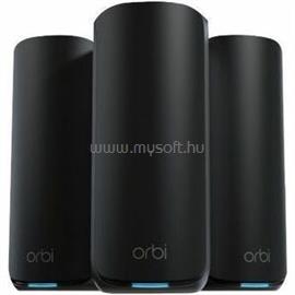NETGEAR 3-SET ORBI 870 WIFI 7 MESH TRI-BAND BLACK  21 GBIT/S IN RBE873B-100EUS small